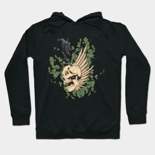 Raven skull Hoodie